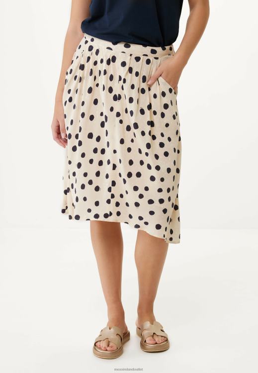 Mexx Pleated Skirt Beige 0T44H18 Women