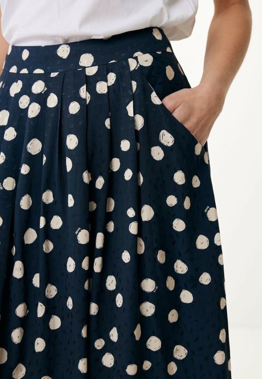 Mexx Pleated Skirt Navy Blue 0T44H63 Women