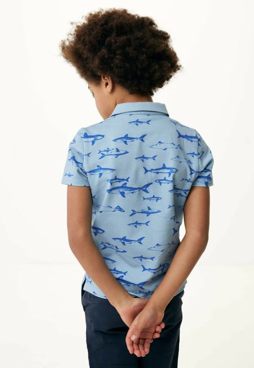 Mexx Polo Print Light Blue 0T44H886 Boys