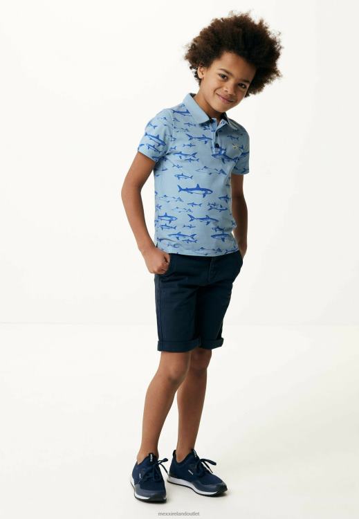 Mexx Polo Print Light Blue 0T44H886 Boys