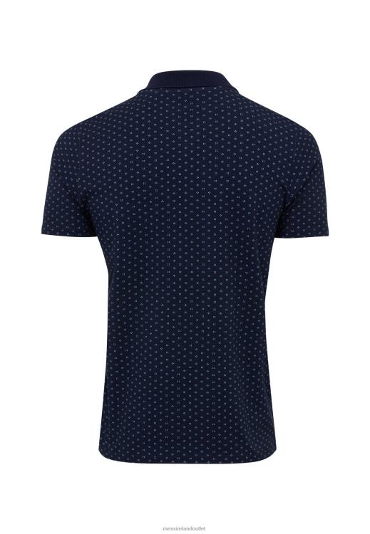 Mexx Polo Print Navy Blue 0T44H504 Men