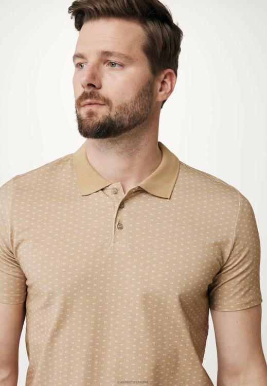 Mexx Polo Print Sand Beige 0T44H509 Men