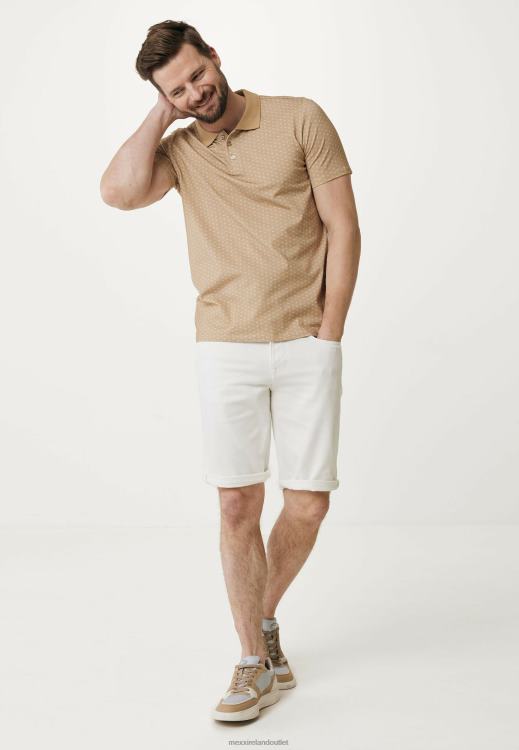 Mexx Polo Print Sand Beige 0T44H509 Men