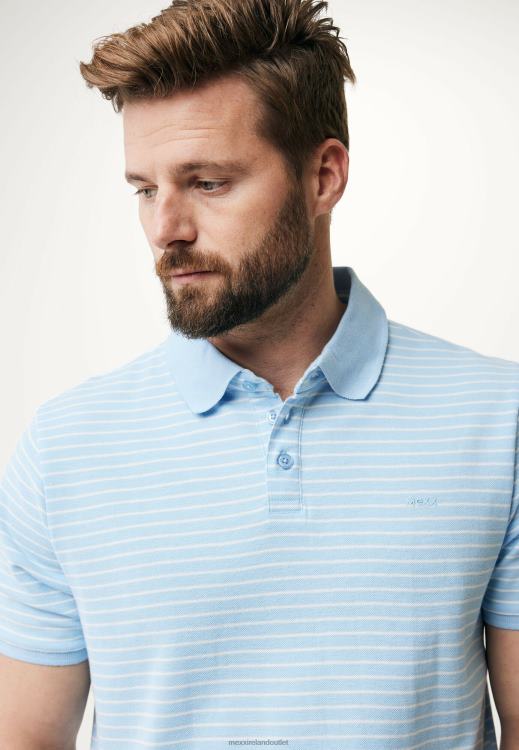 Mexx Polo Striped Light Blue 0T44H525 Men