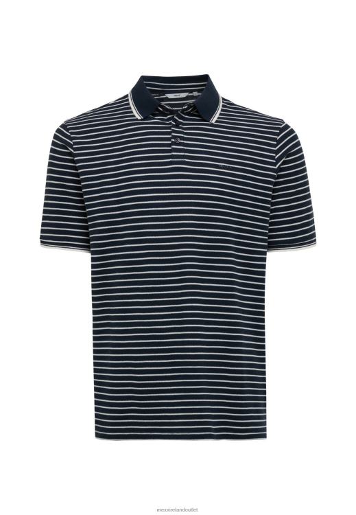 Mexx Polo Striped Navy Blue 0T44H529 Men