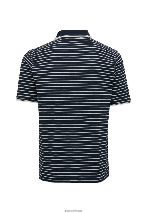 Mexx Polo Striped Navy Blue 0T44H529 Men