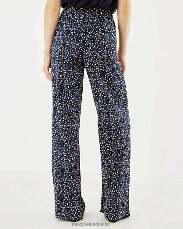Mexx Printed Pants Navy Blue 0T44H133 Women