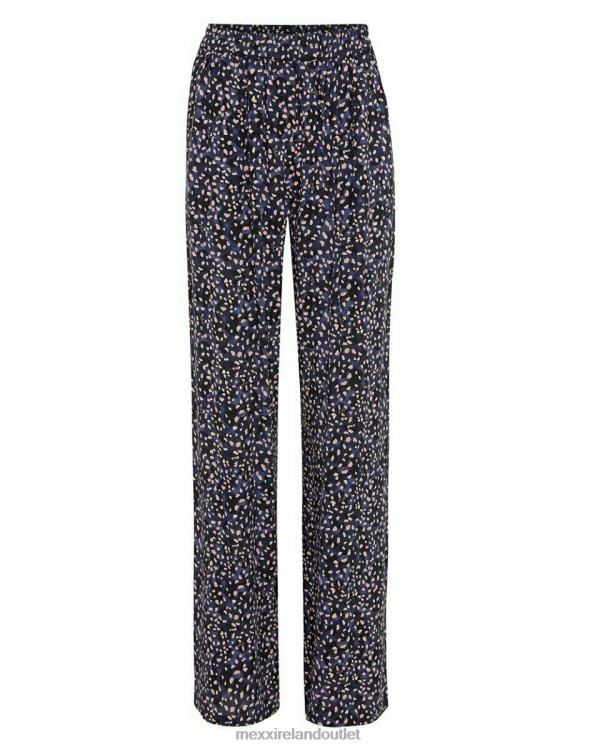 Mexx Printed Pants Navy Blue 0T44H133 Women
