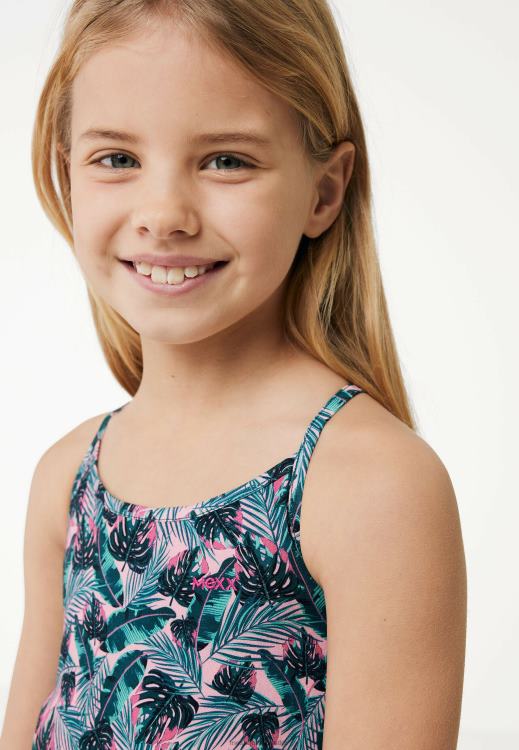 Mexx Printed Spagetti Dress Salmon Pink 0T44H771 Girls