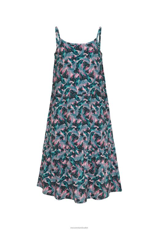 Mexx Printed Spagetti Dress Salmon Pink 0T44H771 Girls