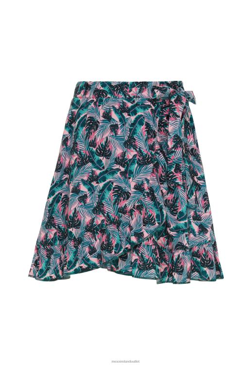 Mexx Printed Wrap Skirt Salmon Pink 0T44H760 Girls