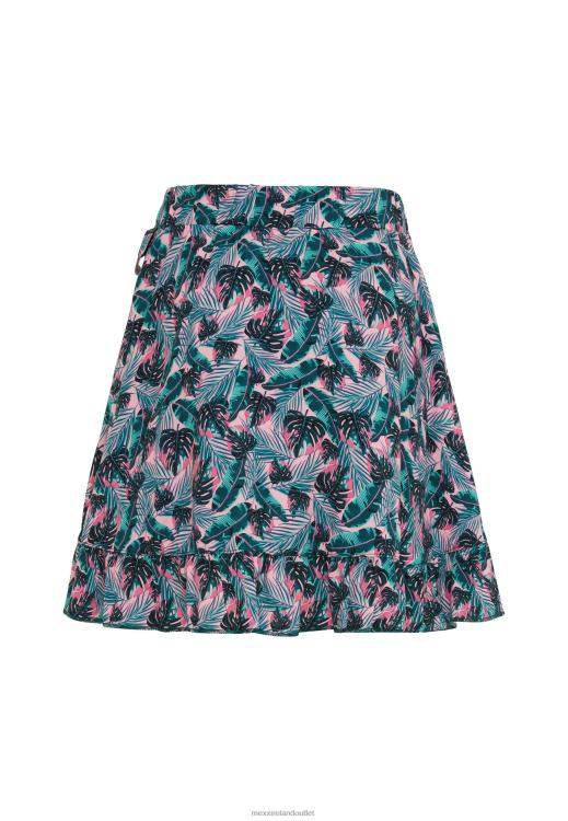 Mexx Printed Wrap Skirt Salmon Pink 0T44H760 Girls