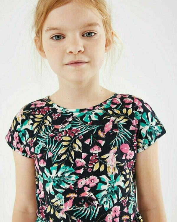 Mexx Printed dress Navy Blue 0T44H800 Girls