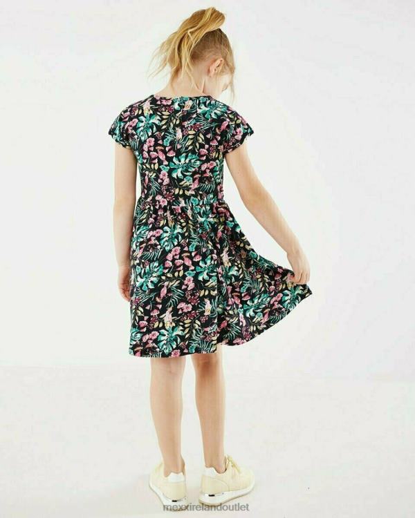 Mexx Printed dress Navy Blue 0T44H800 Girls