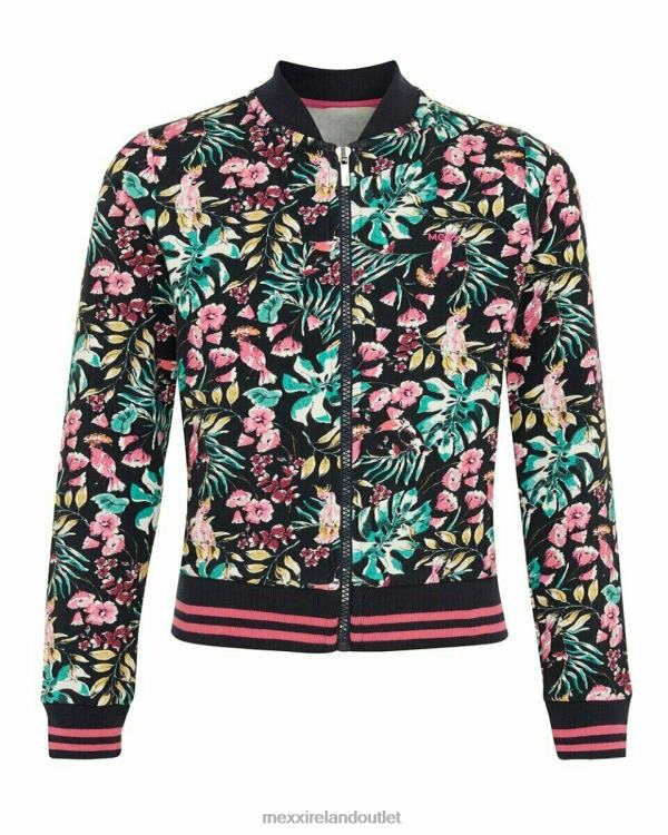 Mexx Printed zip-through bomber navy Blue 0T44H786 Girls