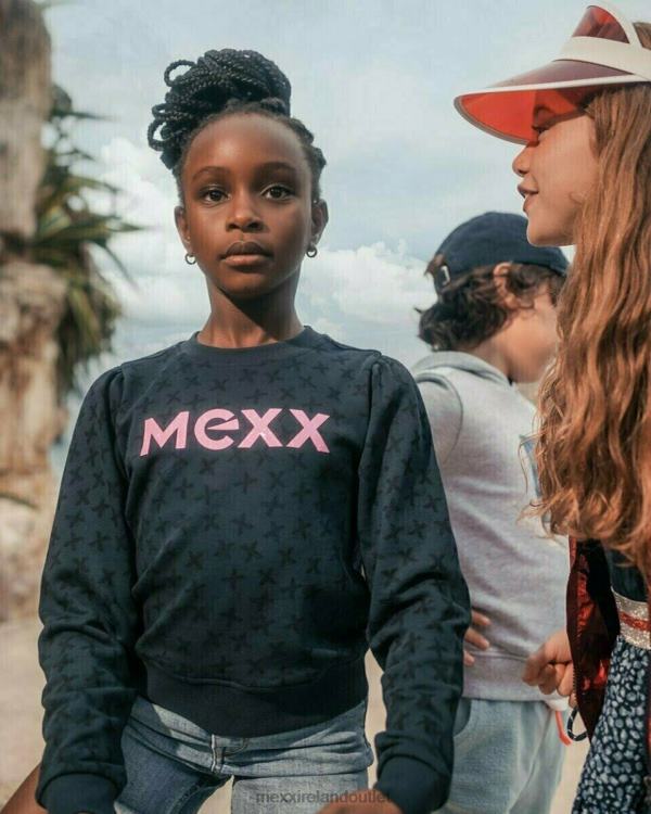 Mexx Puff sleeve sweater navy Blue 0T44H859 Girls