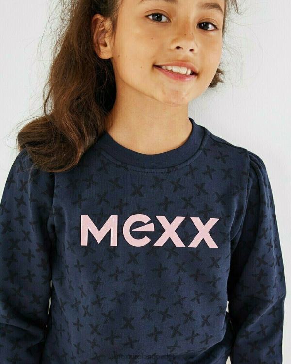 Mexx Puff sleeve sweater navy Blue 0T44H859 Girls