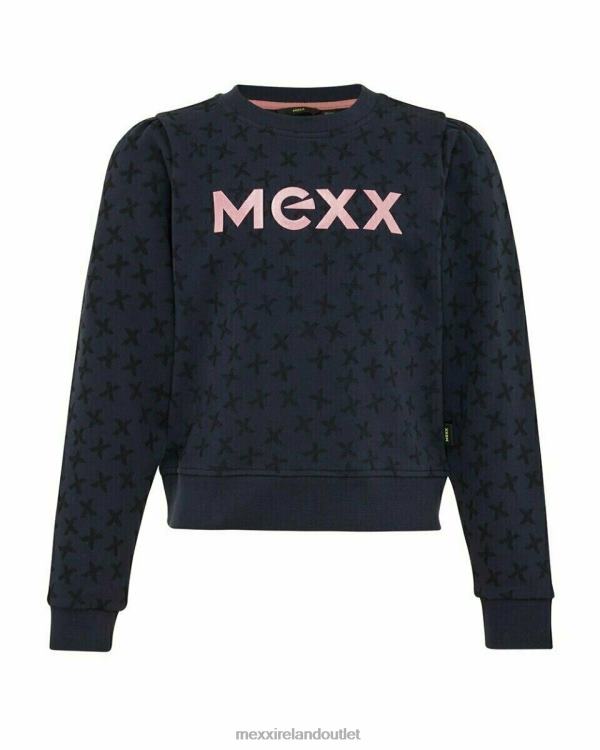 Mexx Puff sleeve sweater navy Blue 0T44H859 Girls