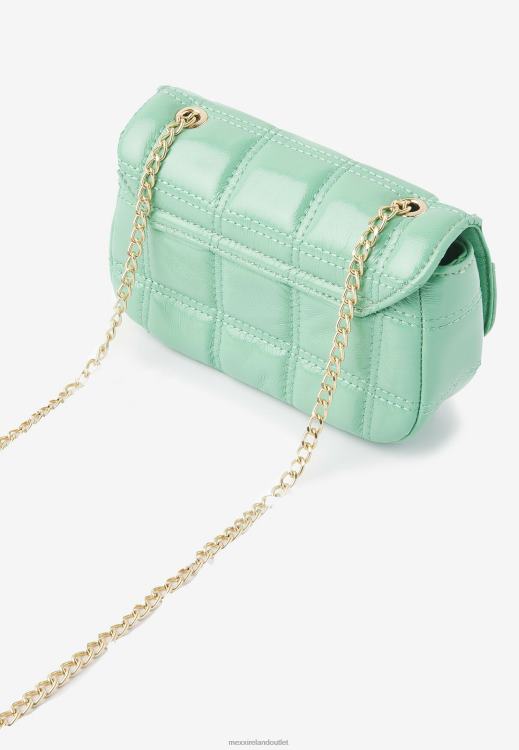 Mexx Quilted Crossbody Bag Bright Mint Green 0T44H415 Women