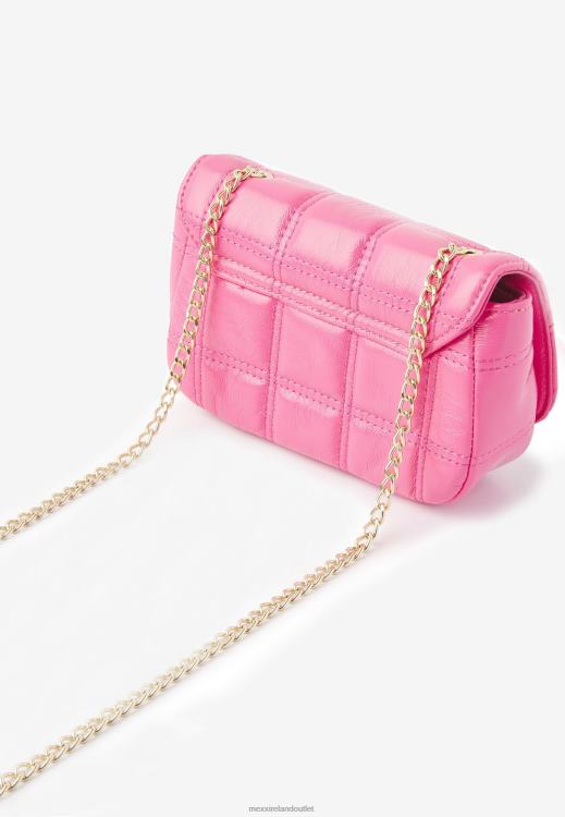 Mexx Quilted Crossbody Bag Neon Pink 0T44H414 Women