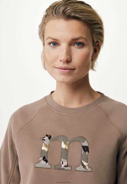 Mexx Raglan Sweater Long Sleeves Brown 0T44H138 Women