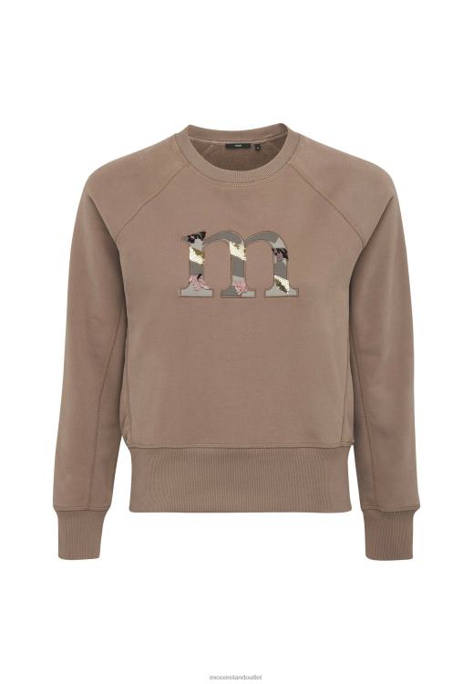 Mexx Raglan Sweater Long Sleeves Brown 0T44H138 Women