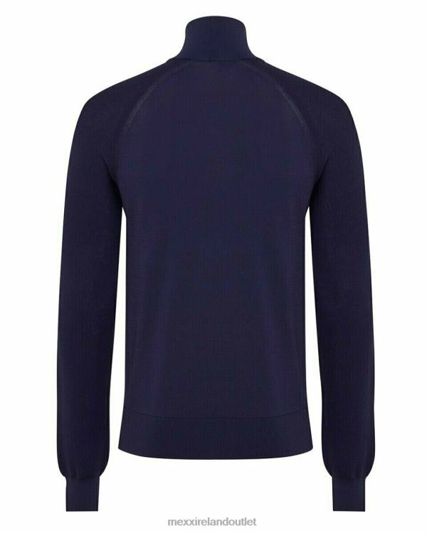 Mexx Raglan Sweater With Zipper Navy Blue 0T44H616 Men