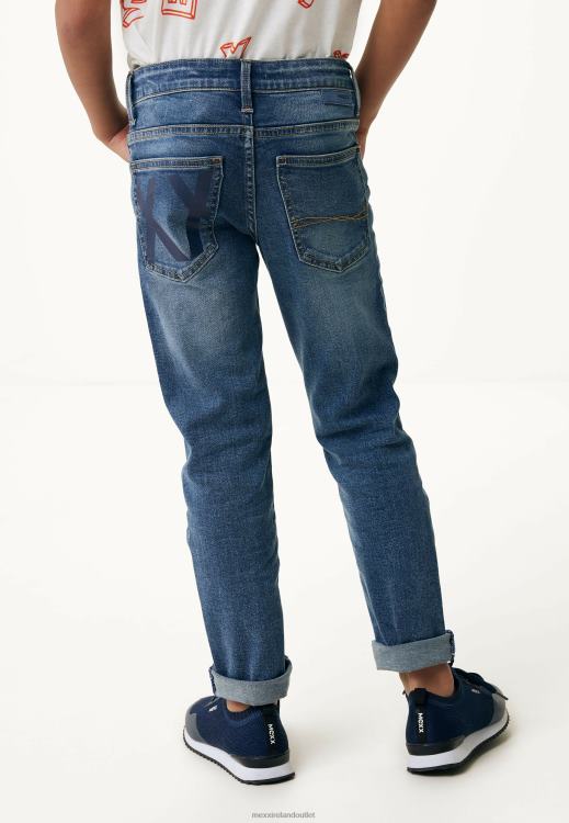 Mexx Regular Waist Straight Leg Jeans Vintage Blue 0T44H927 Boys