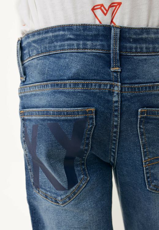 Mexx Regular Waist Straight Leg Jeans Vintage Blue 0T44H927 Boys