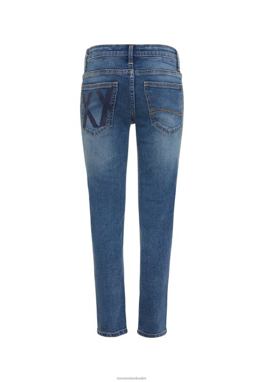 Mexx Regular Waist Straight Leg Jeans Vintage Blue 0T44H927 Boys