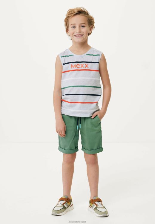 Mexx Roll Up Shorts Vintage Green 0T44H892 Boys