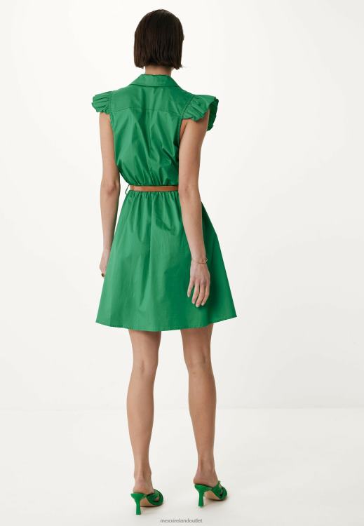 Mexx Ruffle Dress Green 0T44H58 Women