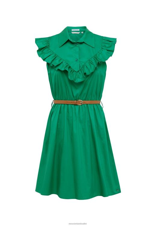 Mexx Ruffle Dress Green 0T44H58 Women