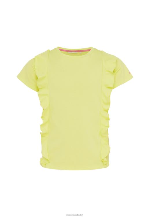 Mexx Ruffle Short Sleeve T-shirt Yellow 0T44H751 Girls