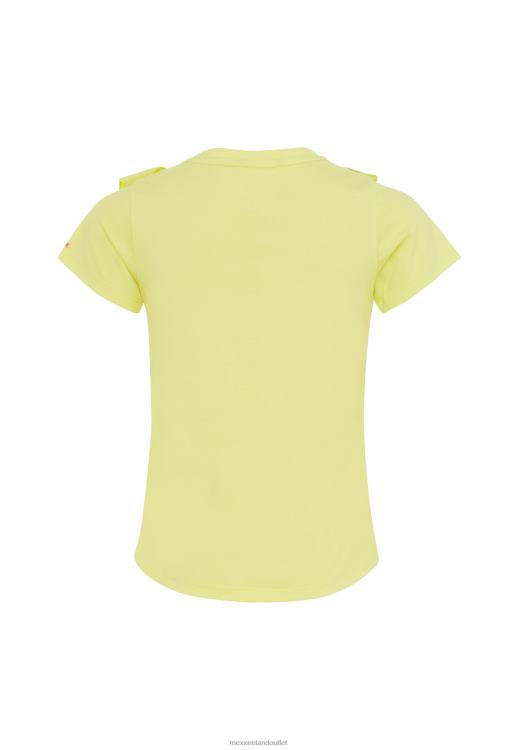 Mexx Ruffle Short Sleeve T-shirt Yellow 0T44H751 Girls