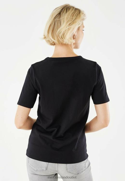 Mexx Sara Tee Black Schwarz 0T44H158 Women