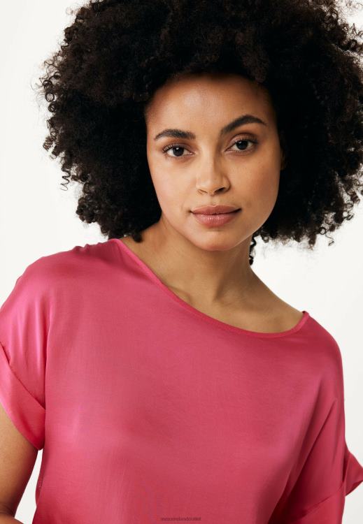 Mexx Satin Blouse Hot Pink 0T44H17 Women