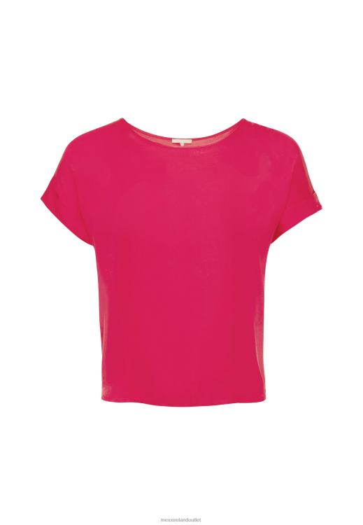 Mexx Satin Blouse Hot Pink 0T44H17 Women