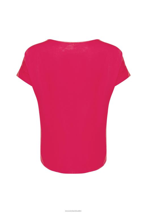 Mexx Satin Blouse Hot Pink 0T44H17 Women