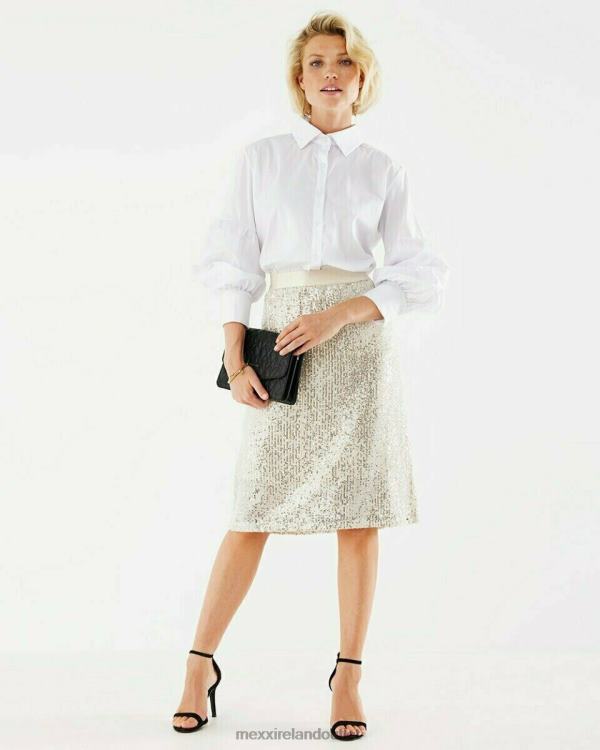 Mexx Sequins Skirt Gold 0T44H195 Women