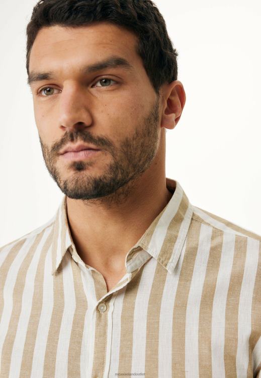 Mexx Shirt Striped Beige 0T44H470 Men