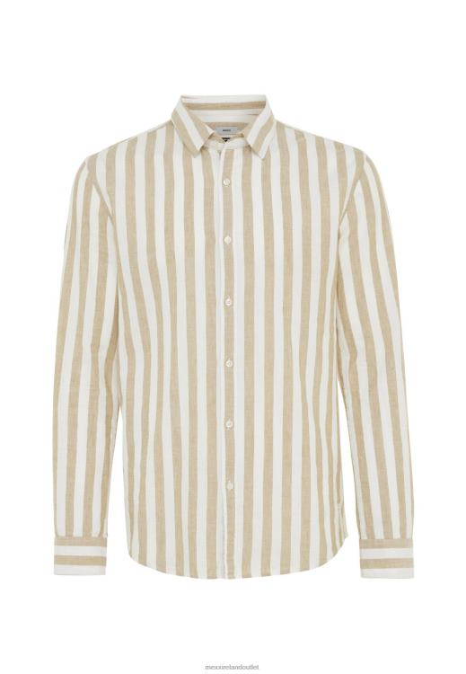 Mexx Shirt Striped Beige 0T44H470 Men