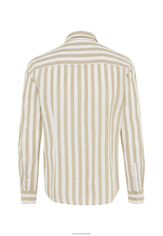 Mexx Shirt Striped Beige 0T44H470 Men