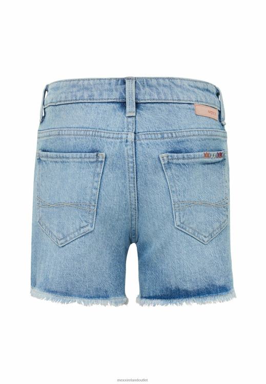 Mexx Short Mid Waist Regular Leg Short Jeans Crown Bleach Beige 0T44H779 Girls