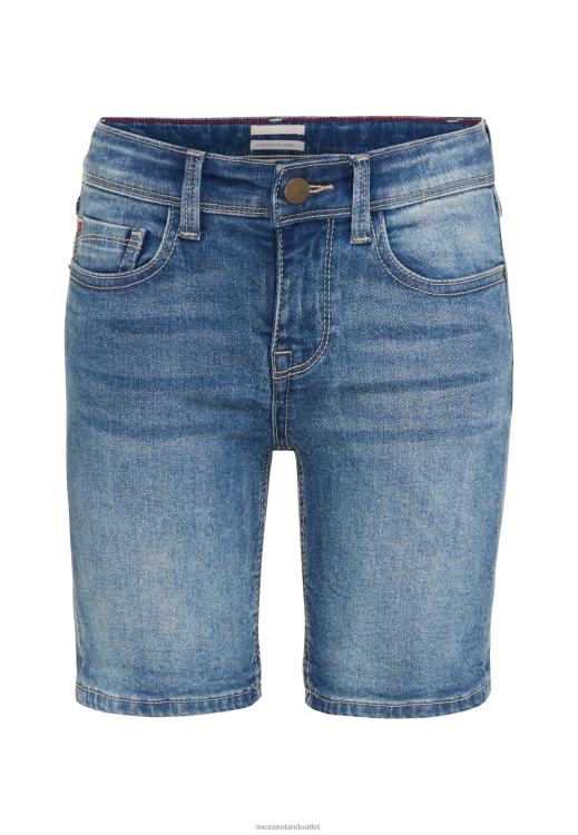 Mexx Short Mid Waist Slim Leg Short Jeans Light Vintage Blue 0T44H758 Girls