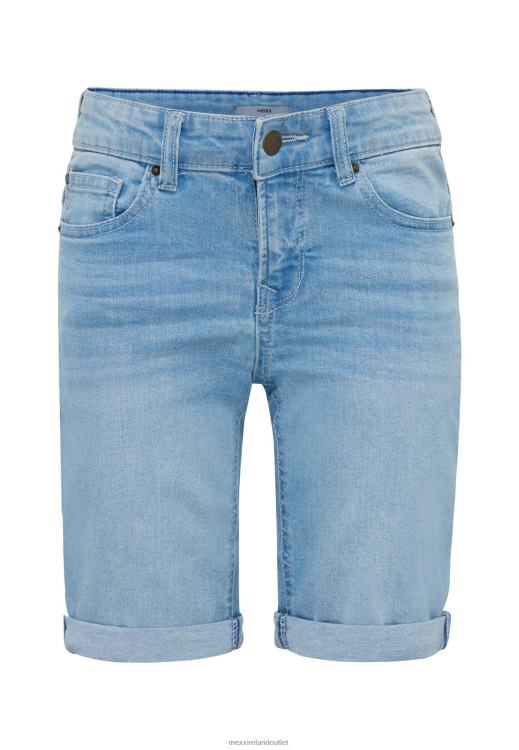Mexx Short Regular Waist Straight Leg Jeans Short Sky Blue 0T44H890 Boys
