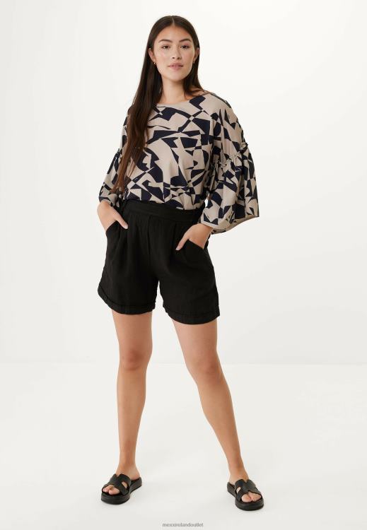 Mexx Short Sleeve Blouse Beige 0T44H55 Women