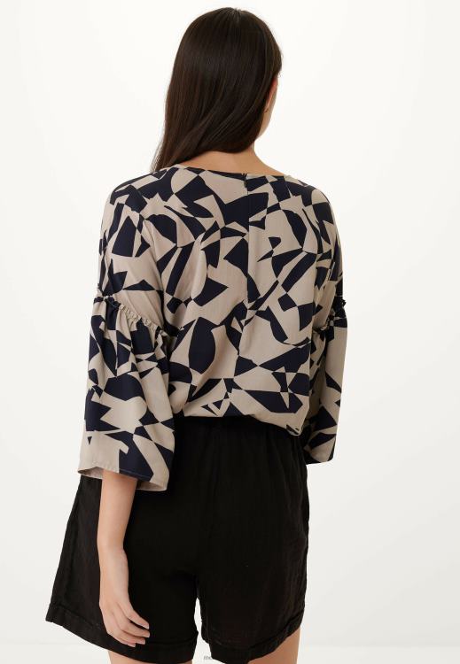 Mexx Short Sleeve Blouse Beige 0T44H55 Women