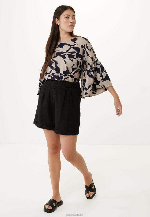 Mexx Short Sleeve Blouse Beige 0T44H55 Women