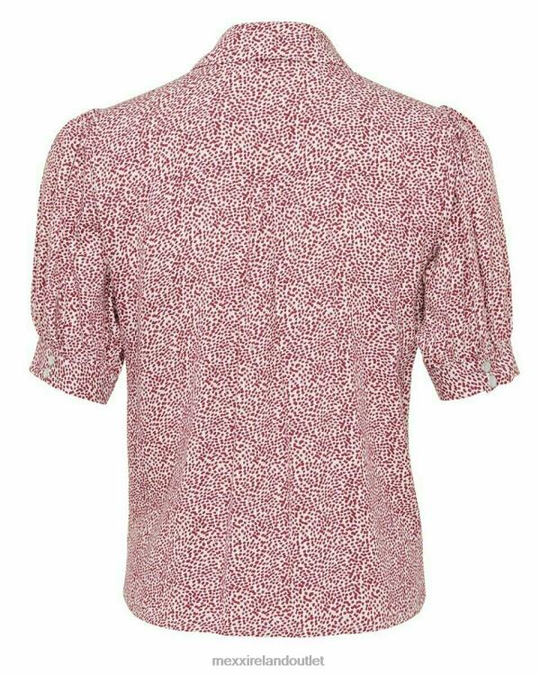 Mexx Short Sleeve Blouse Fuchsia Pink 0T44H185 Women